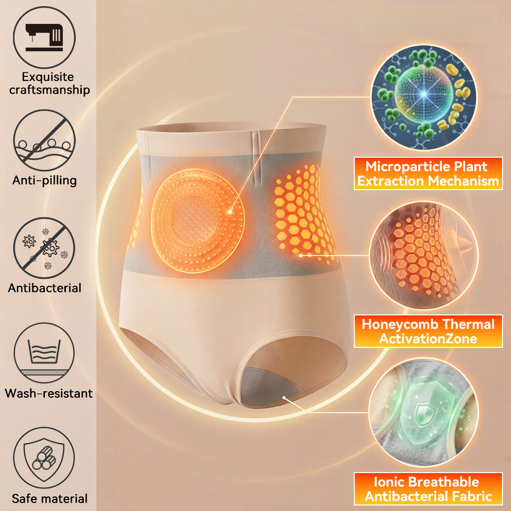 💦🍔GFOUK®☀️𝐌𝐨𝐫𝐢𝐧𝐠𝐚 & 𝐁𝐞𝐫𝐛𝐞𝐫𝐢𝐧𝐞 4‑In‑1 Micro‑Particle Sculpting & Fat‑Burn Shorts