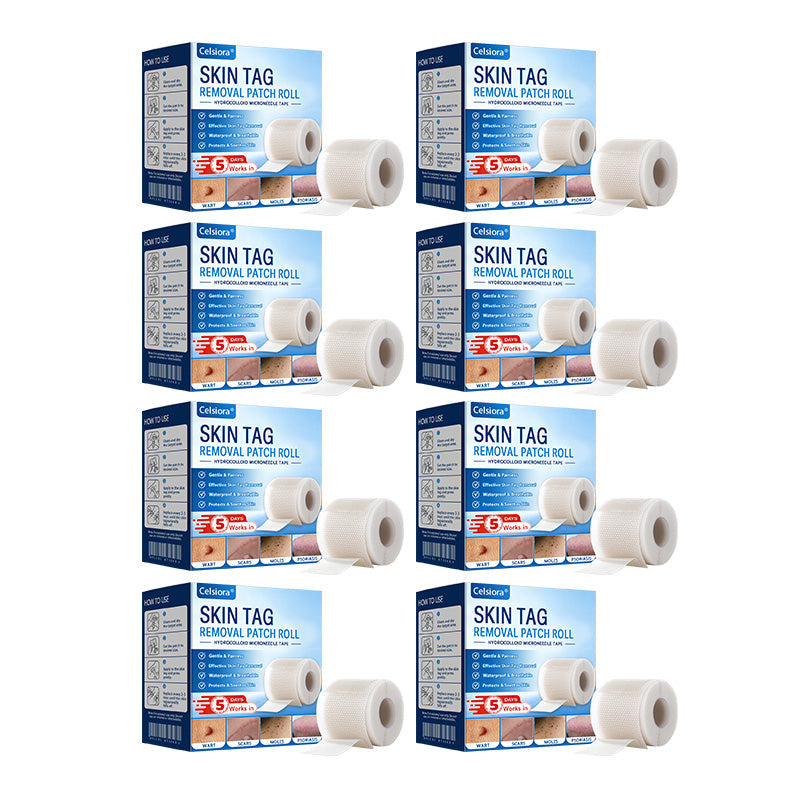 💧☘️Celsiora® Multi-Functional Microneedle Hydrocolloid Patch Roll | Targets Skin Tags, Warts & Stubborn Blemishes