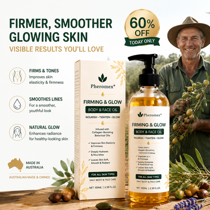 💧🔥60% OFF Ends Soon! Pheromex® Firming & Glow Oil — Hydrate, Smooth & Restore Radiant, Youthful-Looking Skin